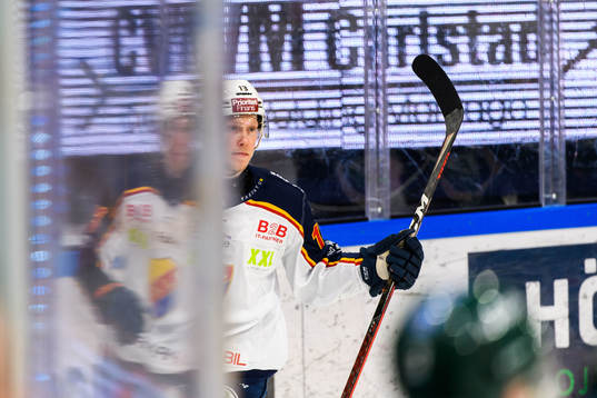 Djurgårdens Kalle Östman jublar