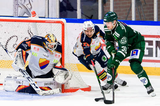 Djurgårdens målvakt Niklas Svedberg, Sebastian Strandberg