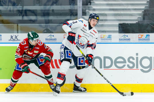 Frölundas Patrik Carlsson och Linköpings William Worge