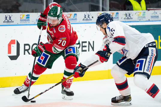 Frölundas Christoffer Ehn och Linköpings Simon Lundmark