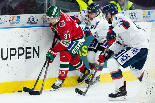 Frölundas Nicklas Lasu och Linköpings Markus Ljungh