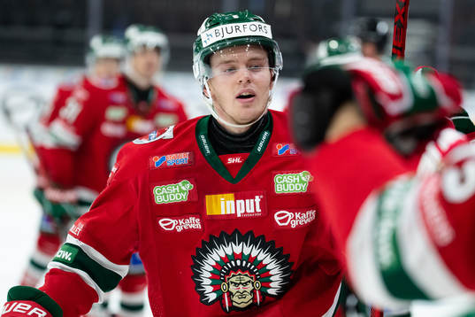Frölundas Filip Johansson jublar