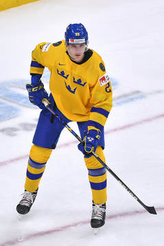 Elmer Söderblom of Sweden skates