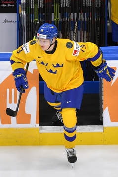 Emil Heineman of Sweden steps