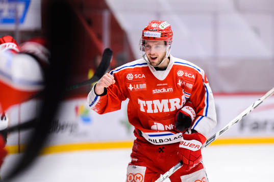Timrås Jacob Blomqvist jublar
