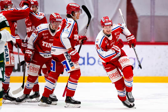 Timrås Jens Lööke jublar