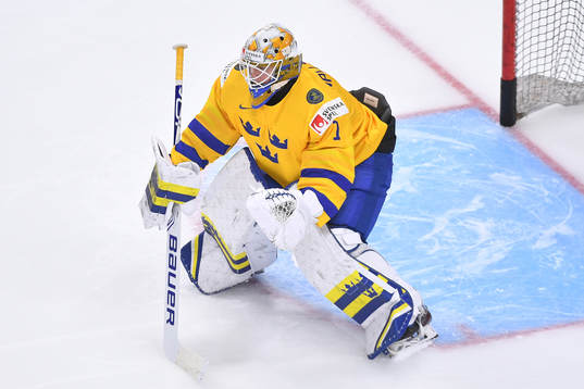Jesper Wallstedt of Sweden warms up prior to the the 2021