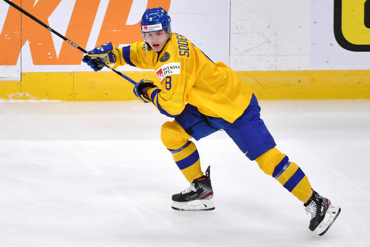 Victor Söderström of Sweden skates