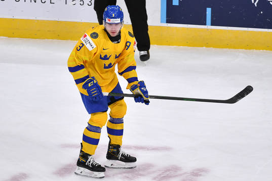 Tobias Björnfot of Sweden skates