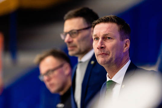 Färjestads huvudtränare Johan Pennerborn