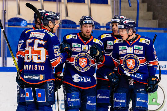 Växjös Martin Lundberg, Richard Gynge och Pontus Holmberg