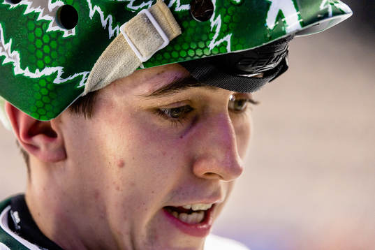 Färjestads målvakt Arvid Holm