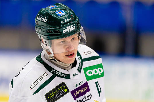 Färjestads Daniel Viksten deppar