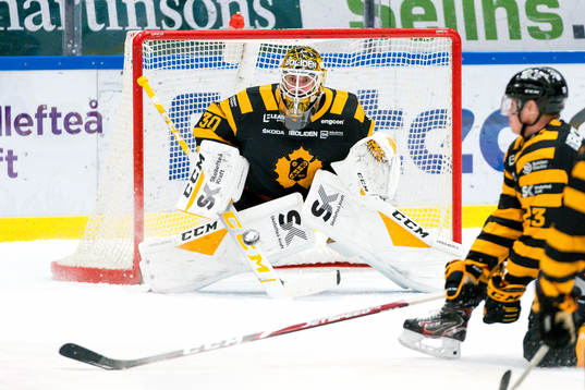 Skellefteås målvakt Gustaf Lindvall