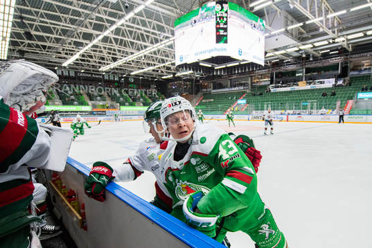 Rögles Olli Palola och Frölundas Filip Johansson