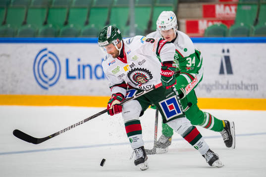 Frölundas Jan Mursak och Rögles Adam Edström
