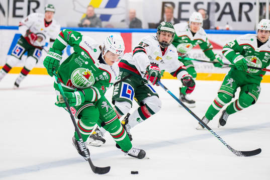 Rögles Erlend Lesund och Frölundas Ludwig Persson