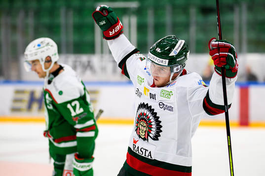 Frölundas Jesper Sellgren jublar