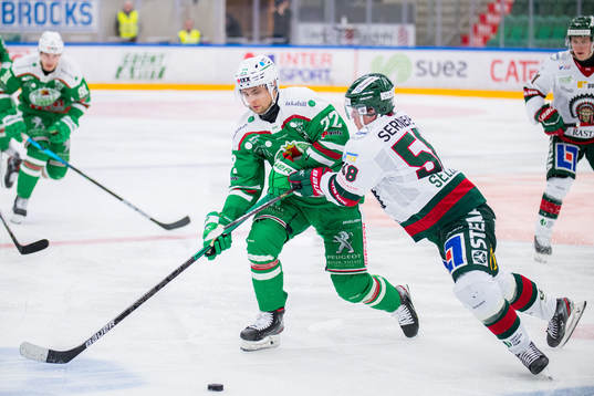 Rögles Daniel Zaar och Frölundas Jesper Sellgren