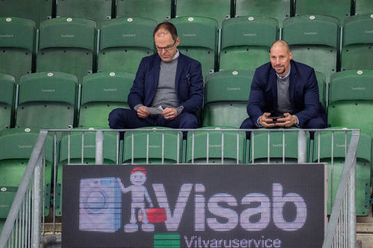 Rögles klubbdirektör Daniel Koch och sportchef Chris
