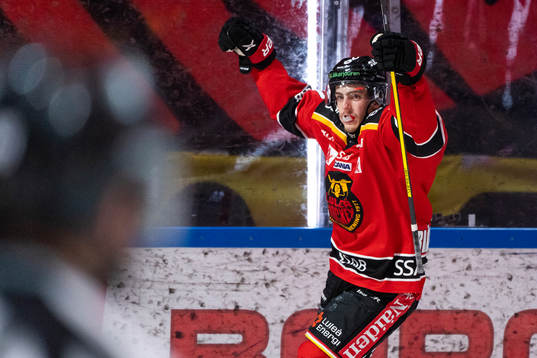Luleås Isac Brännström jublar