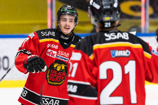 Luleås Isac Brännström jublar