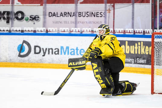 Västerås målvakt Emil Kruse deppar