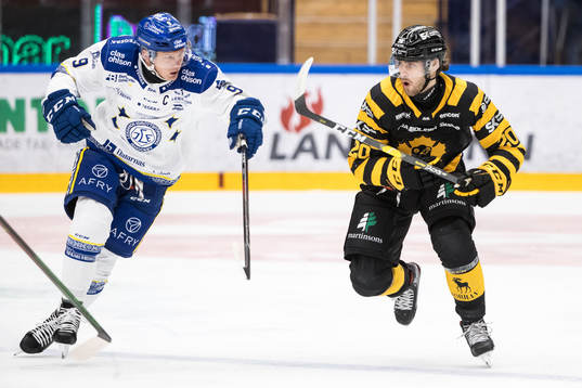 Leksands Patrik Zackrisson och Skellefteås Roland McKeown
