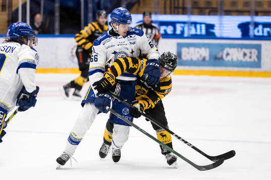 Leksands Nils Åman och Skellefteås Niclas Burström