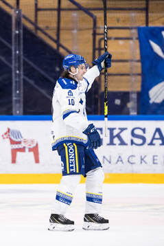 Leksands Johan Fransson jublar