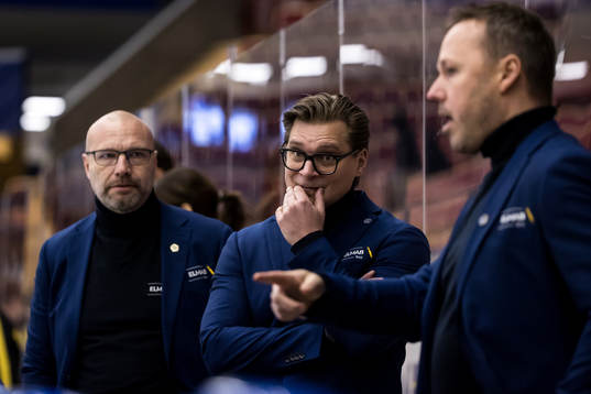 Leksands tränare Björn Hellkvist och Leksands