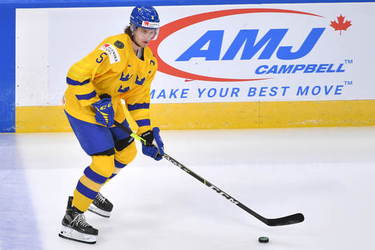 Philip Broberg of Sweden skates