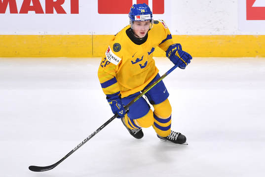 Noel Gunler of Sweden skates