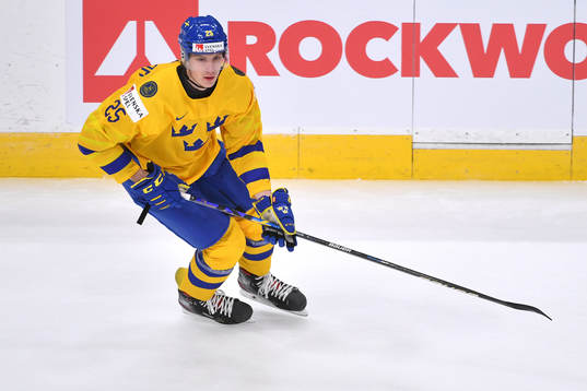 Elmer Söderblom of Sweden skates