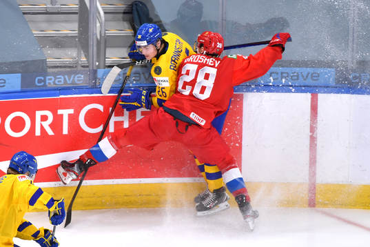 Alex Brännstam of Sweden and Maxim Groshev of Russia