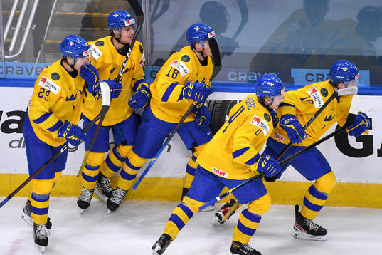 Emil Andrae, Alexander Holtz, Lucas Raymond, Albin Sundsvik