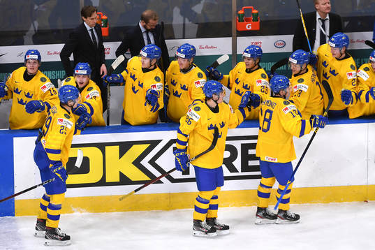 Lucas Raymond, Alex Brännstam, and Albin Sundsvik of