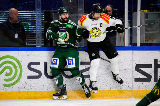 Färjestads Jesse Virtanen och Brynäs Anton Rödin