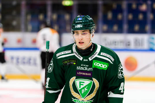 Färjestads Jacob Peterson deppar