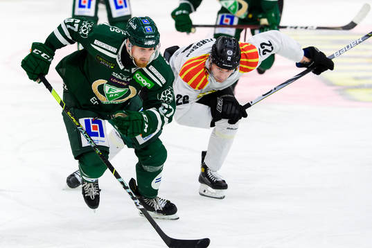 Färjestads Pontus Widerström och Brynäs Adam Pettersson