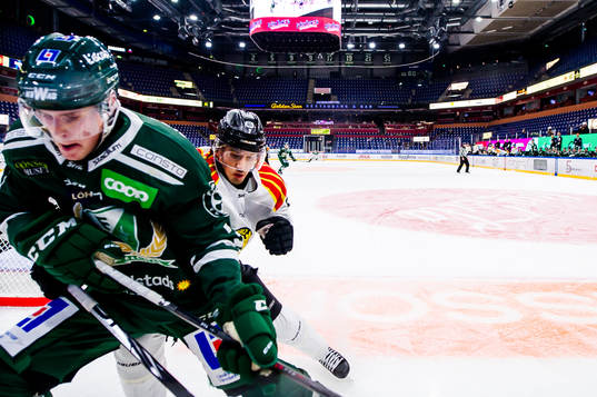 Färjestads Carl Jakobsson och Brynäs Kristofer Berglund