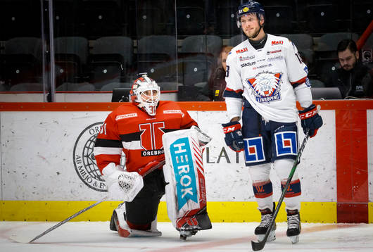 Örebros målvakt Jonas Arntzen och Linköpings Axel