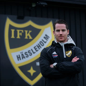 IFK Hässleholms tränartrio Johan ”Sheriffen” Persson