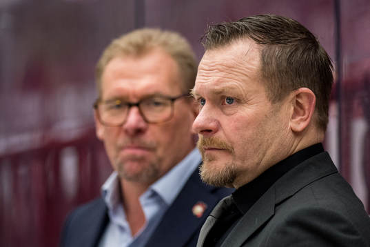 Malmö Redhawks tränare Joakim Fagervall och VD och