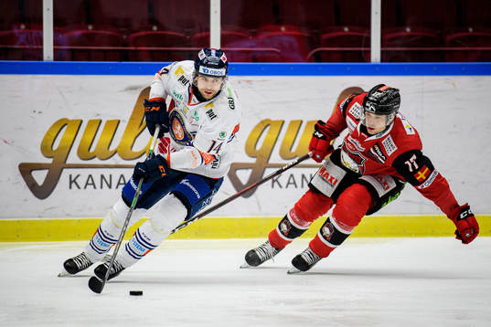 Växjös Emil Pettersson och Malmö Redhawks Pathrik