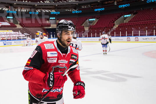 Malmö Redhawks Joseph Veleno jublar
