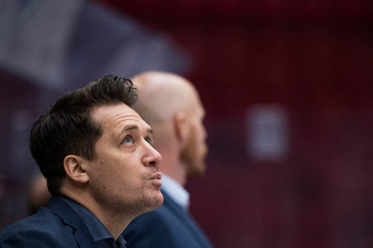 Växjös tränare Sam Hallam