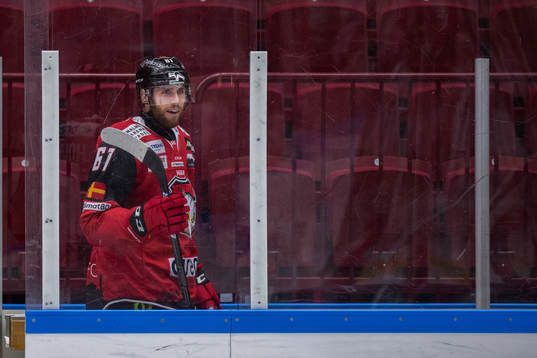 Malmö Redhawks Quinton Howden i utvisningsbåset