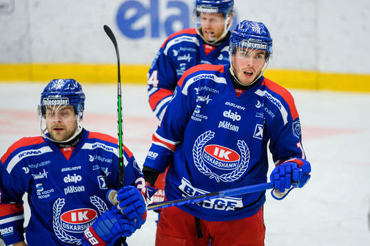 Oskarshamns Nichlas Torp och Joakim Thelin deppar