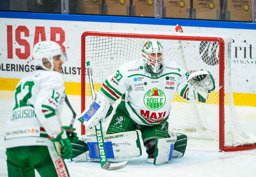 Rögles målvakt Johan Gustafsson